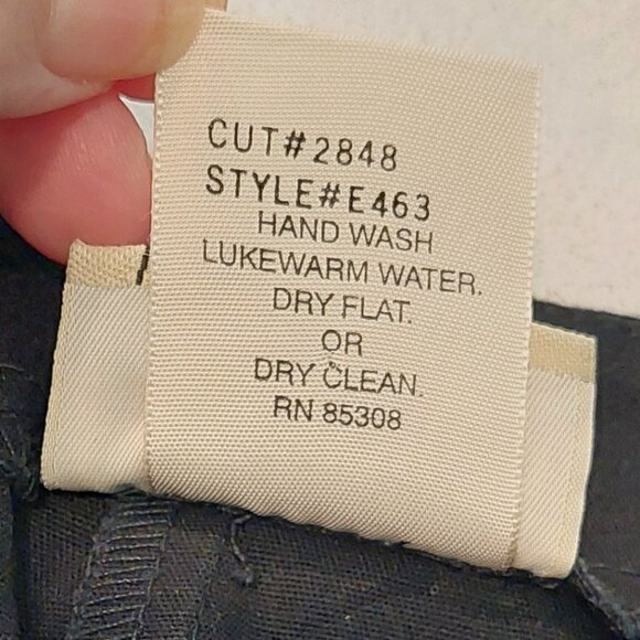 Barbara Lesser Fibers Black Capri Pants w/Beaded Leg Hem Womens Size 10 - Picture 7 of 9